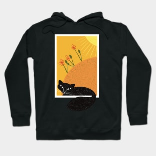 Black cat Hoodie